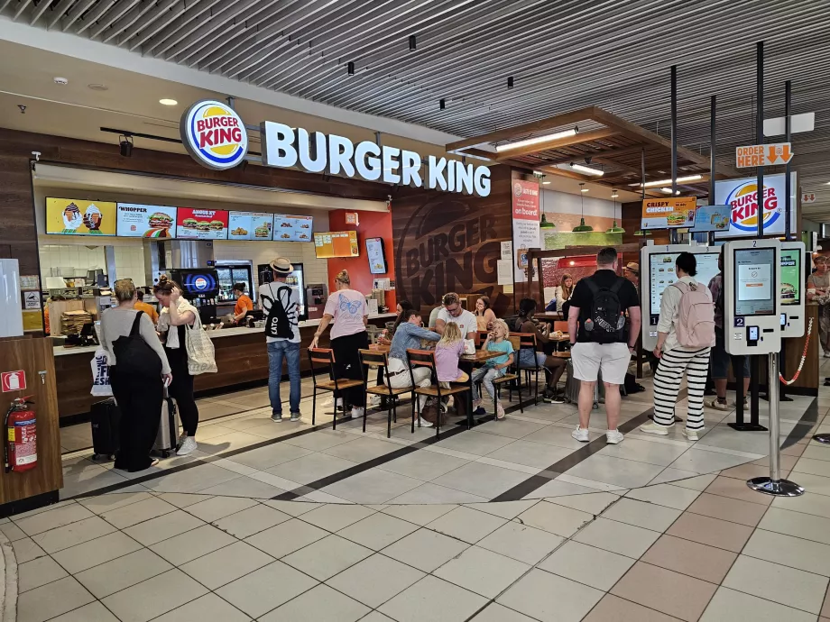 Burger King, transit zone
