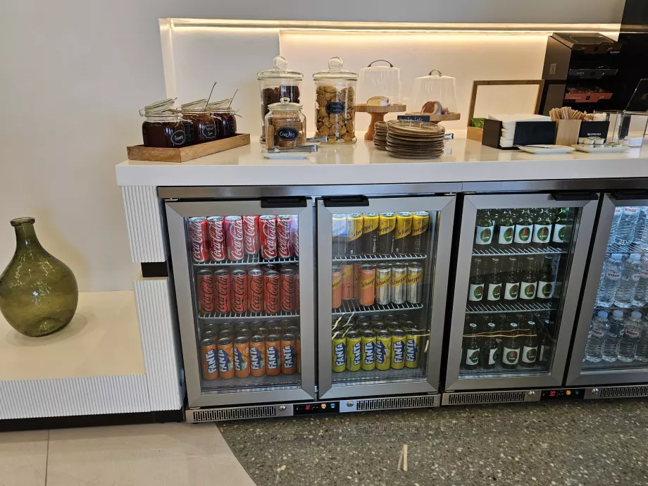 Chilled soft drinks