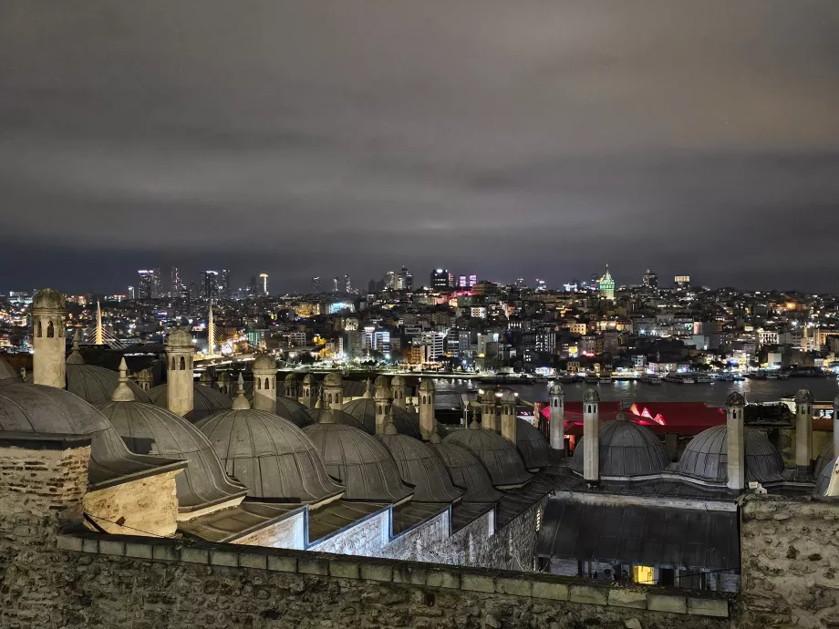 Suleiman Mosque, view of Istanbul