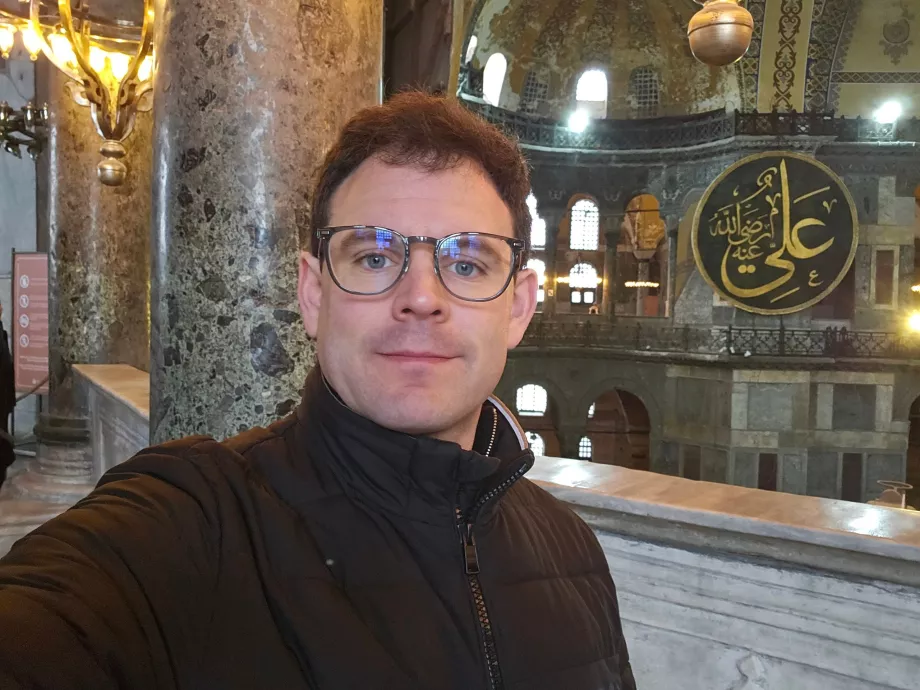 Me in Hagia Sofia Mosque