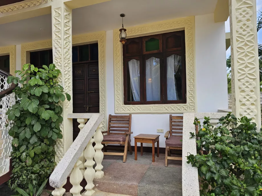 Terrace in front of the room