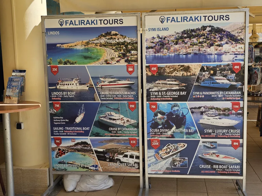 Offers of organized trips