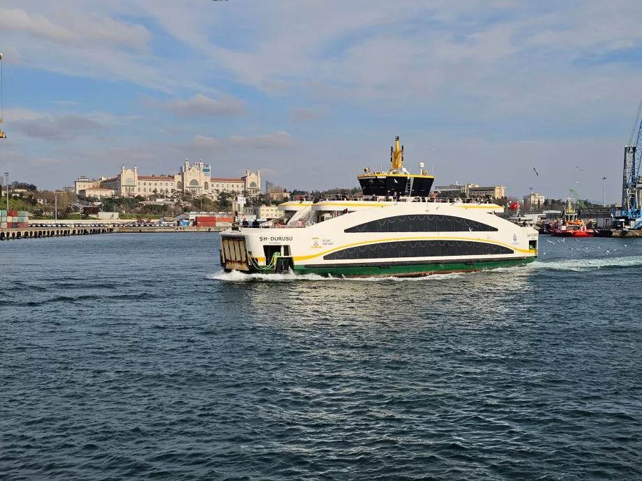 Ferries across the Bosphorus