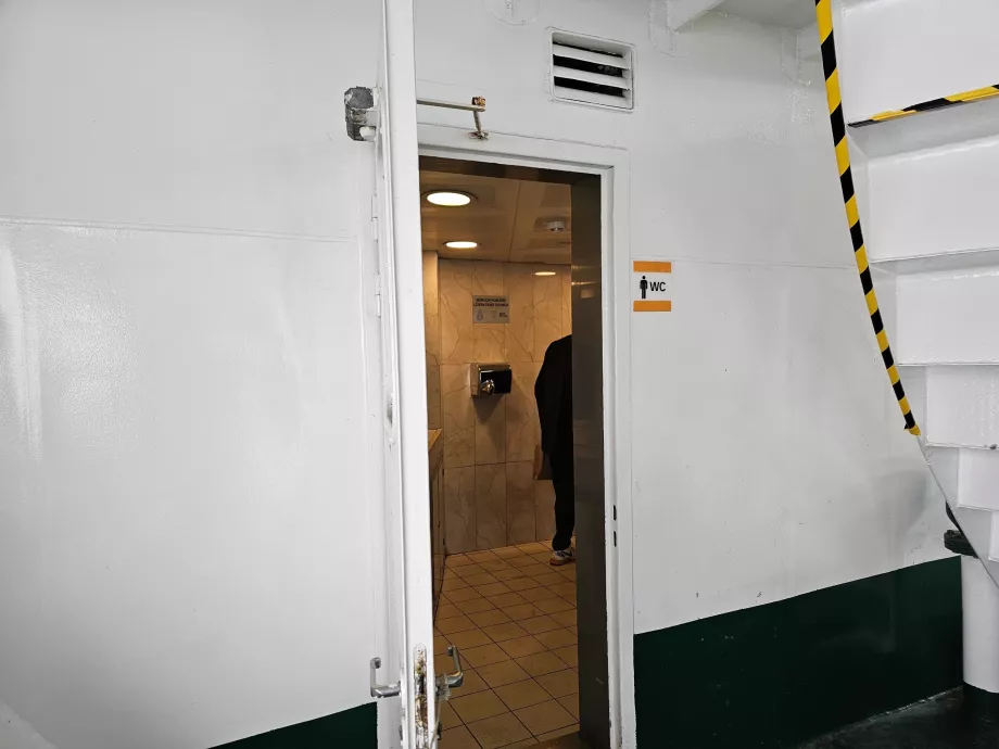 Toilets on the ferry