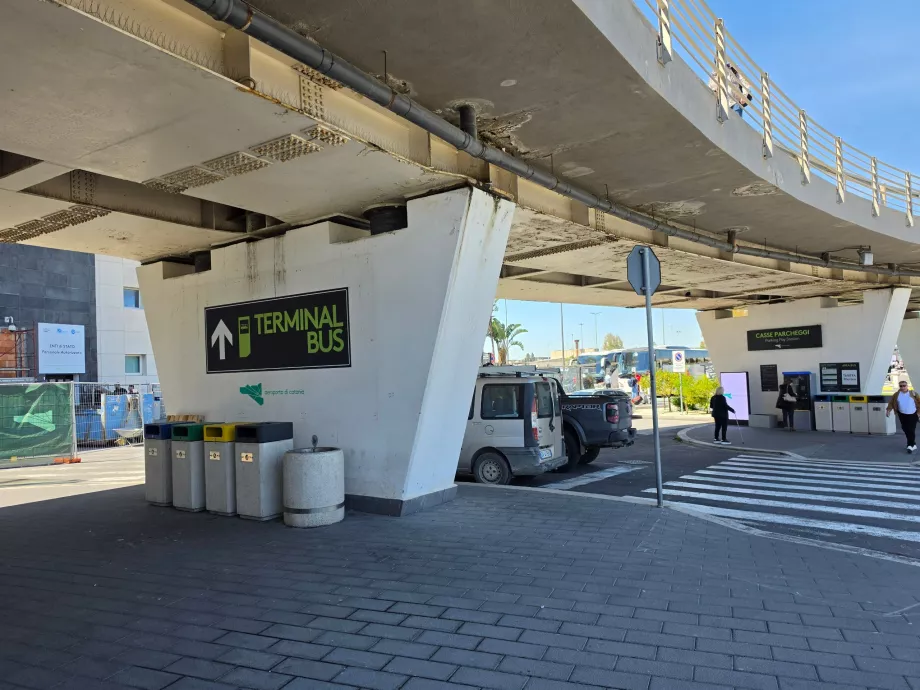 The way to the bus terminal