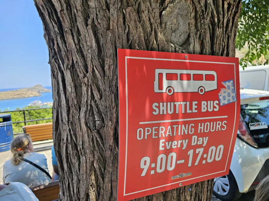 Shuttle bus Lindos