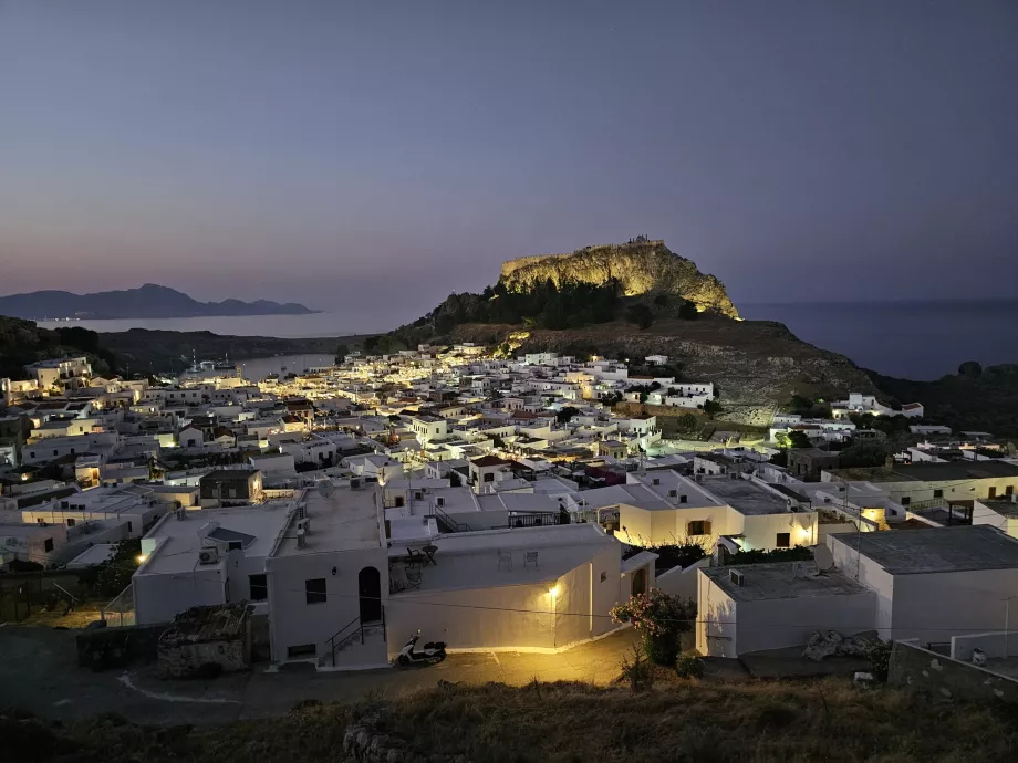 Night Lindos