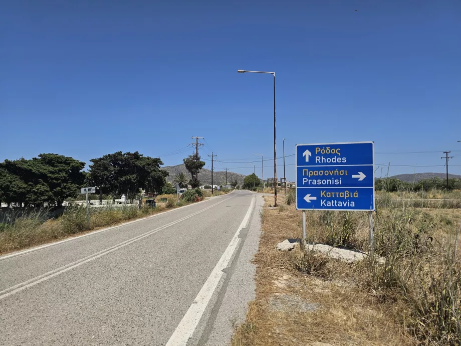 Signpost, car rental