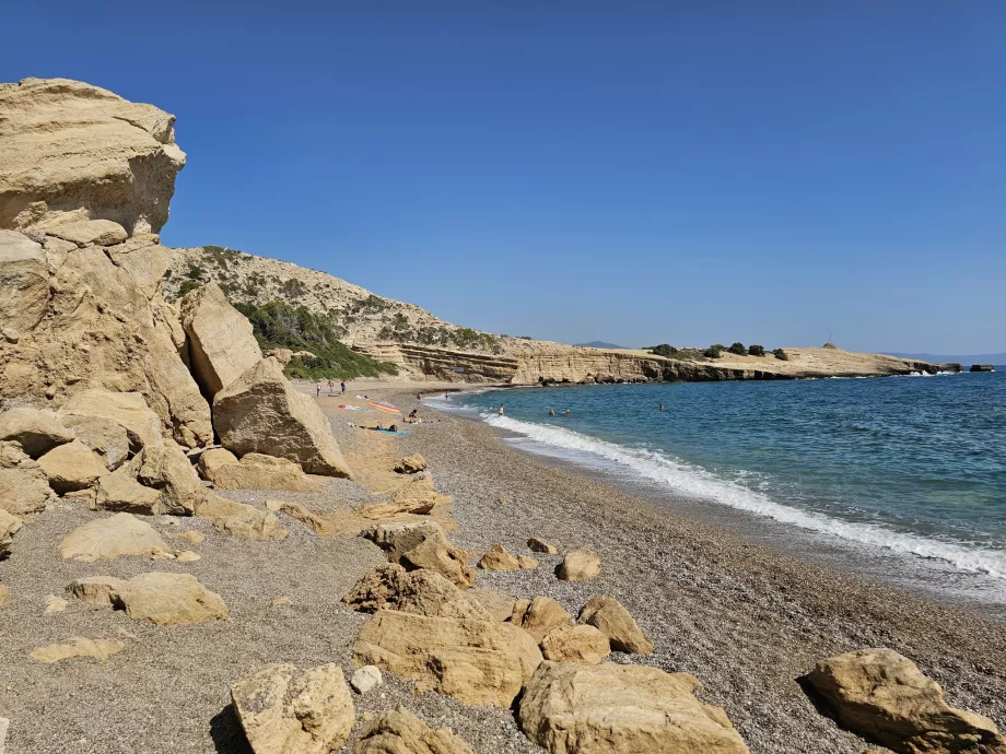 Fourni beach