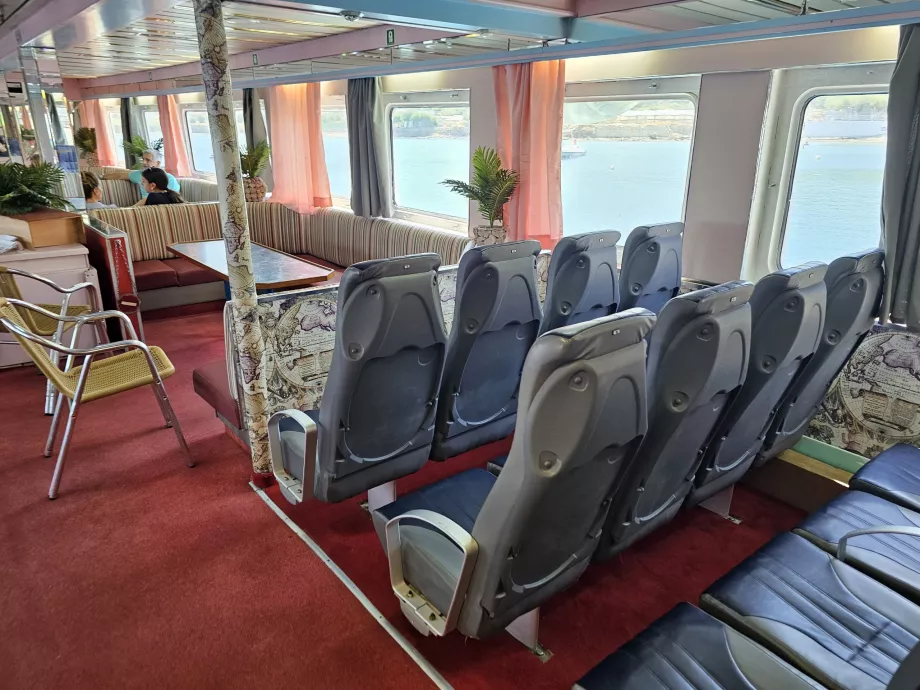 Interior of the ferry