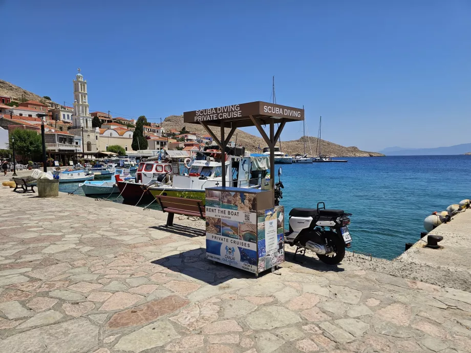 Excursion offers, port of Chalki