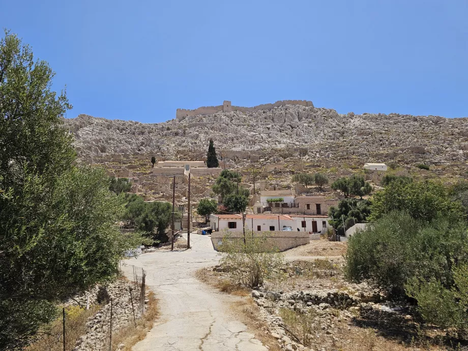Chorio village under Chalki castle