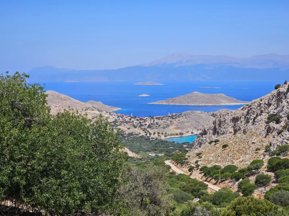 View of the town of Chalki