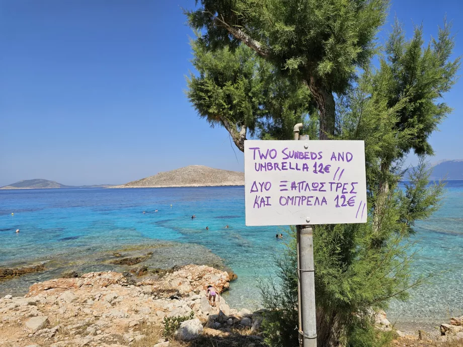 Prices, Ftenagia beach