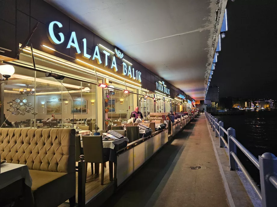 Restaurant on the Galata Bridge
