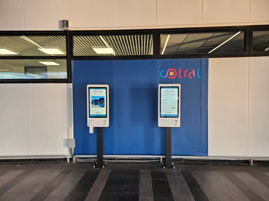 Cotral bus ticket machines