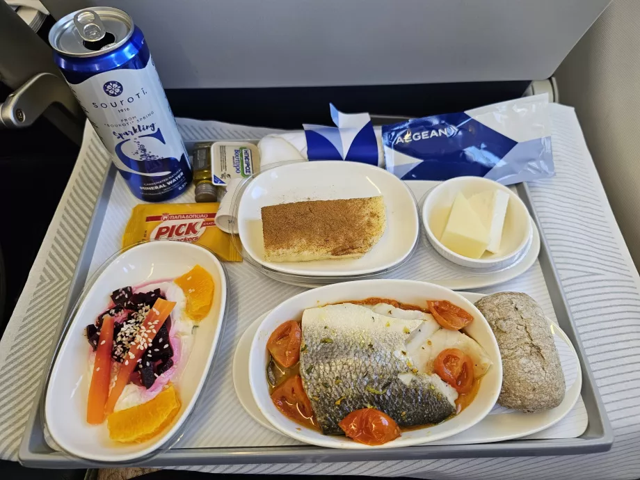 Food in business class