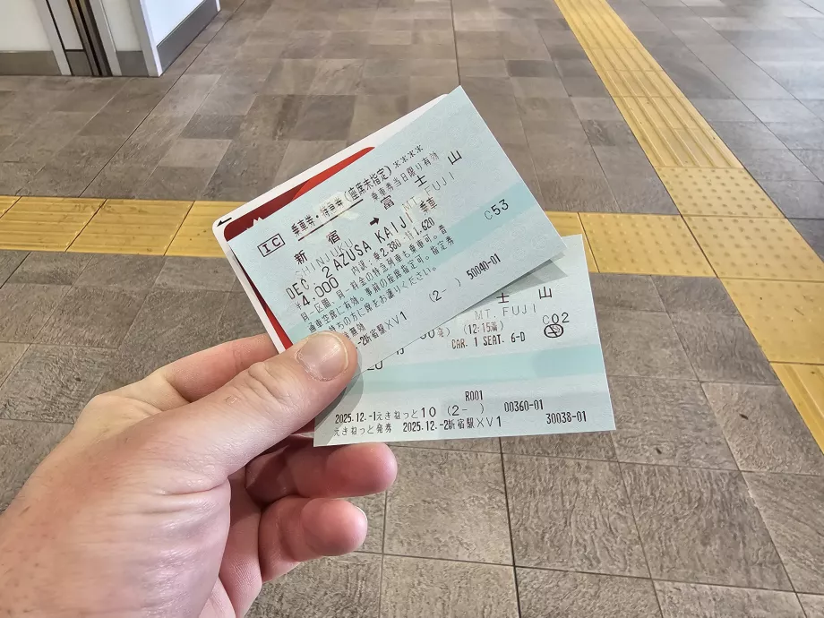 Train tickets