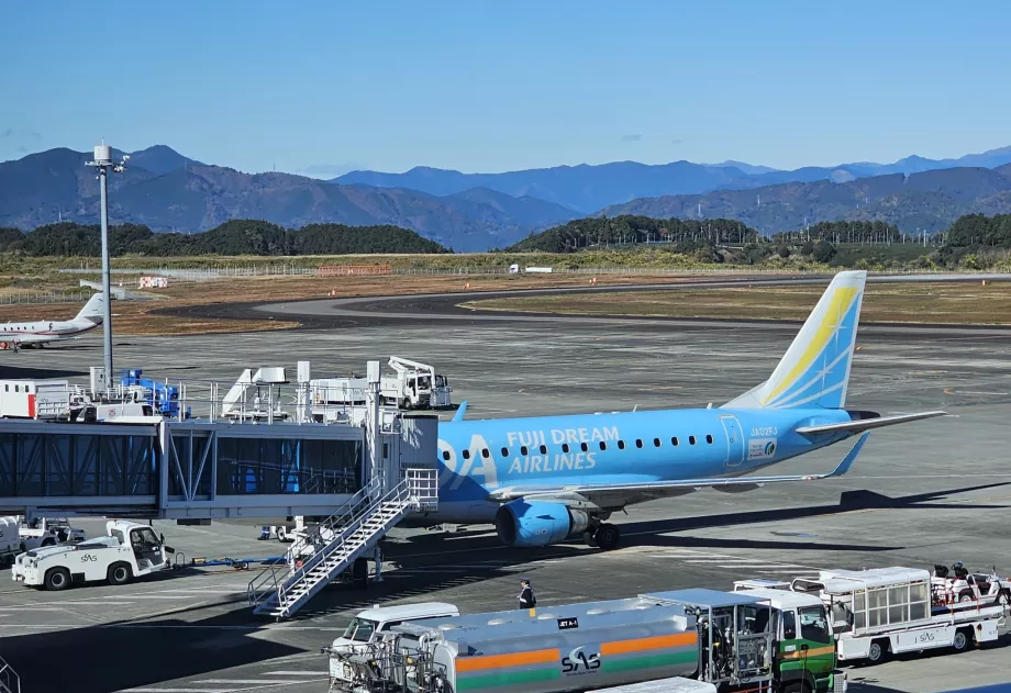 Blue Fuji Dream Airlines aircraft