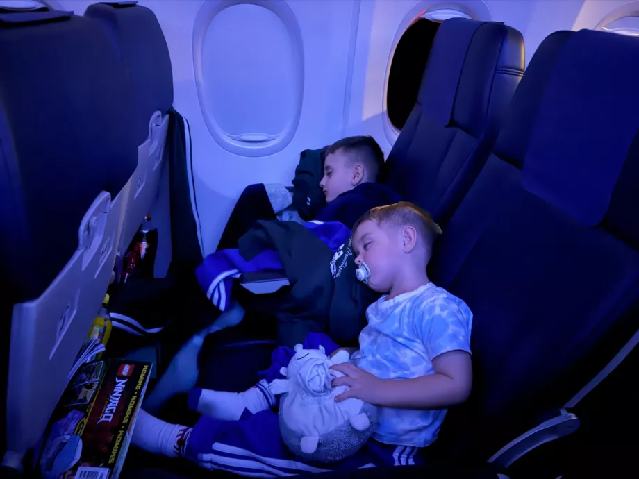 Sleep during the flight