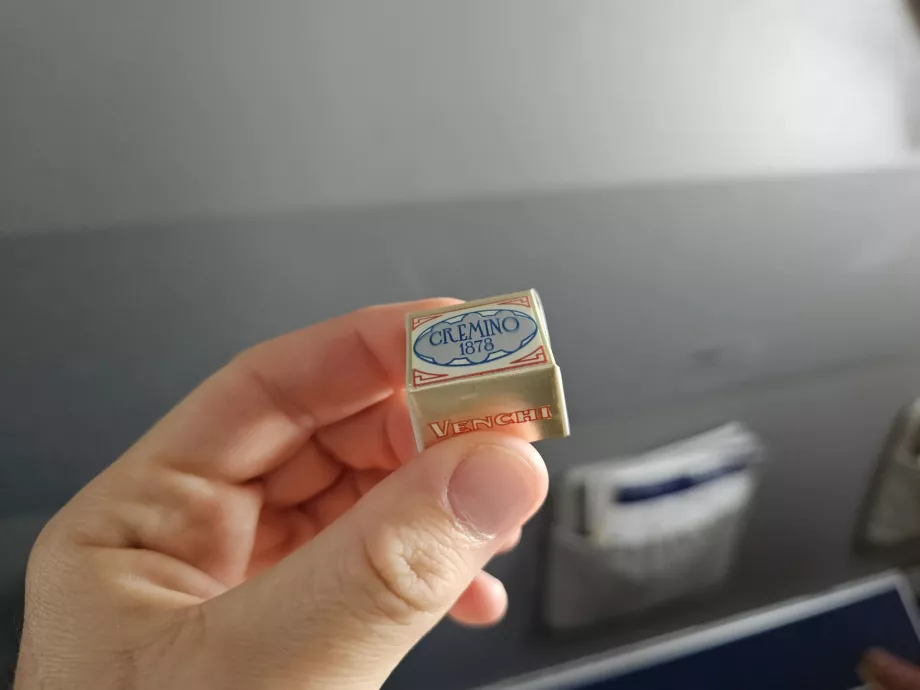 Chocolate before landing