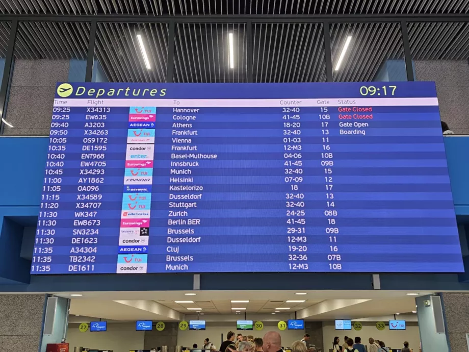 Departure board