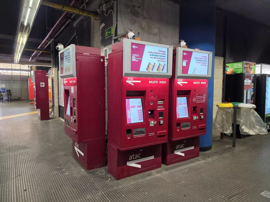 Paper ticket machines