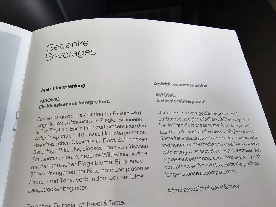 Avionic, signature cocktail