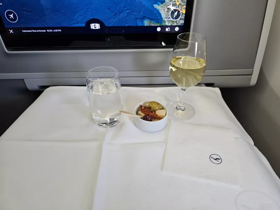 Olives and cheese - first service