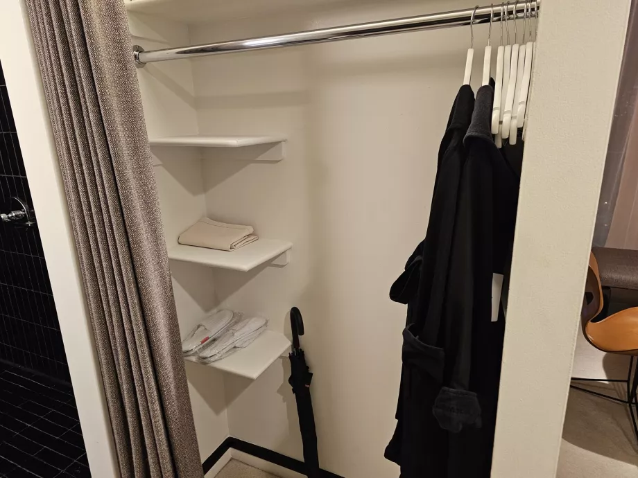Wardrobe - storage compartments