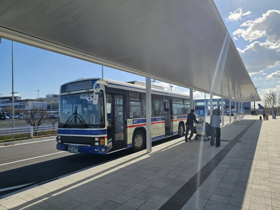 Shuttle bus between the terminals and the ship dock