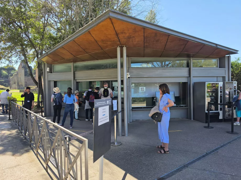 Caracalla Spa, ticket office