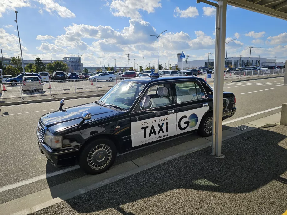 Taxi outside the airport