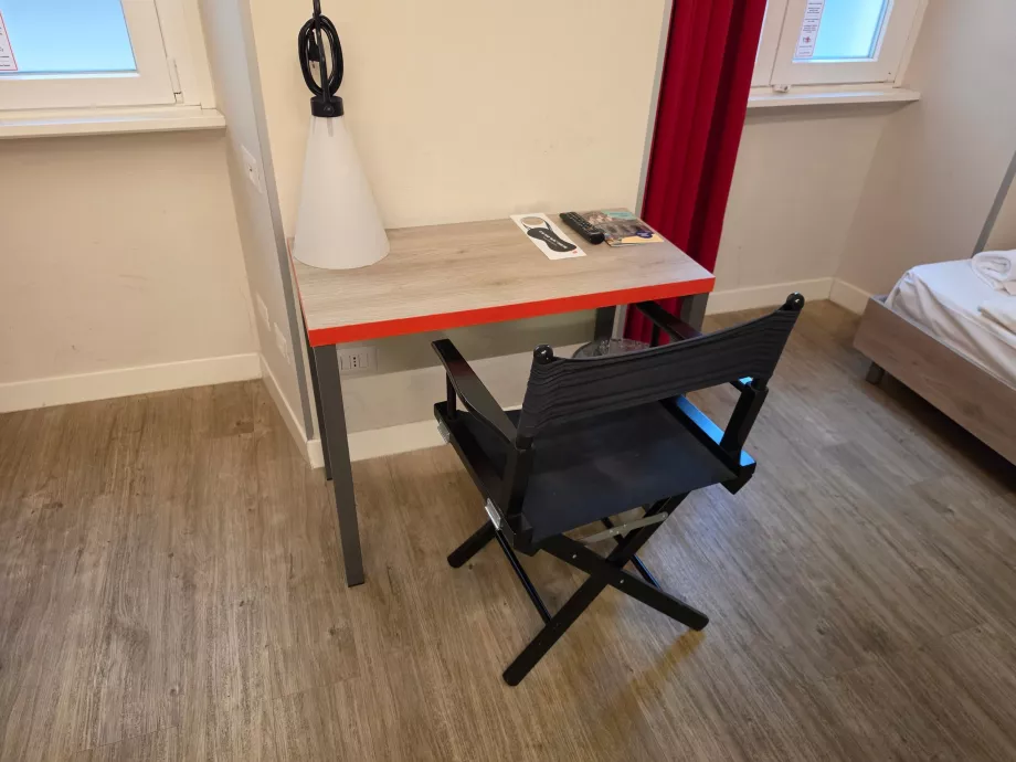 Work desk in the room
