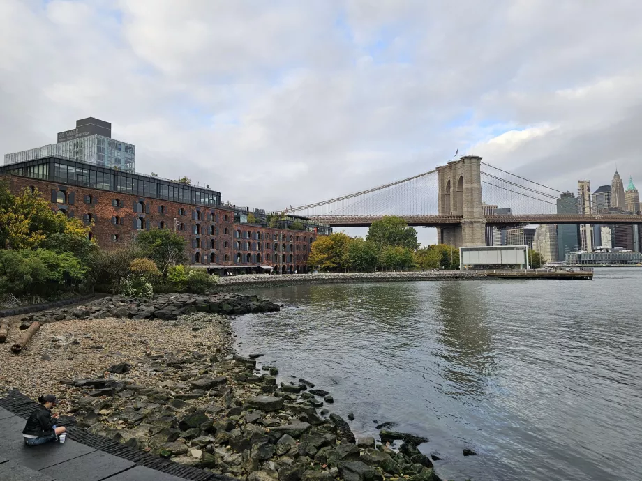 View of the Brooklyn Bridge from Dumbo