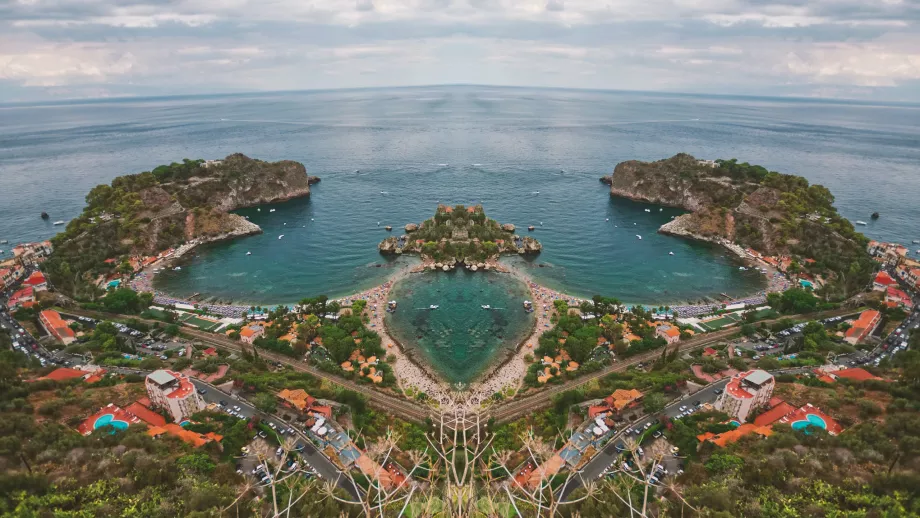 The sea at Taormina