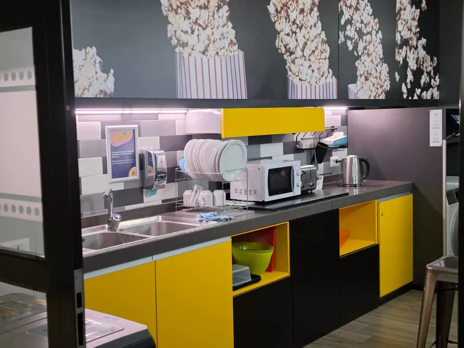 Common kitchen for guests