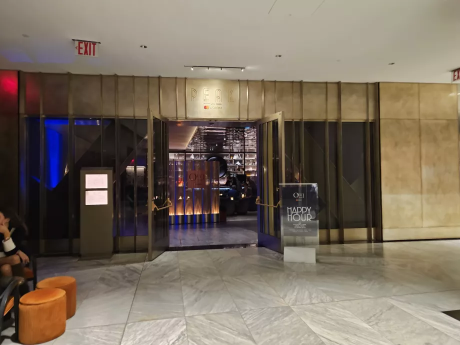 Entrance to the Peak Restaurant