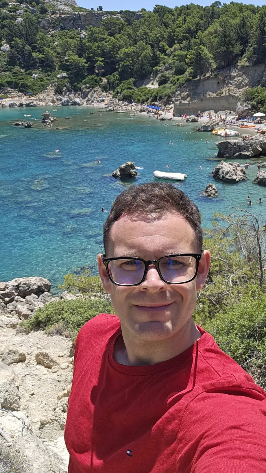 Christopher at Anthony Quinn Beach