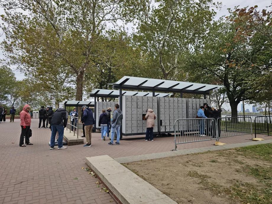 Lockers for storing personal belongings