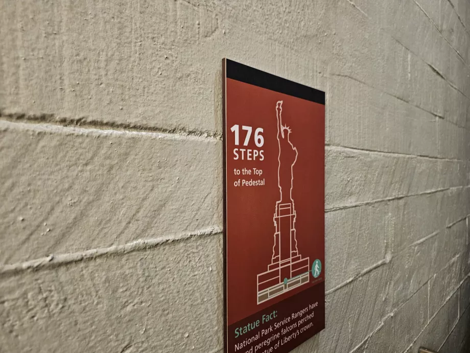 Number of steps to the viewpoint