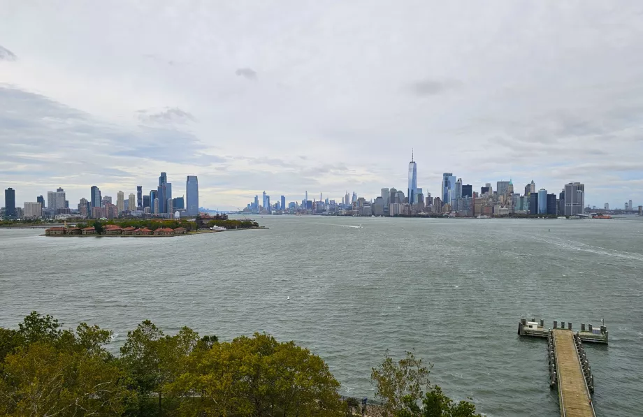View from the pedestal of the Statue of Liberty