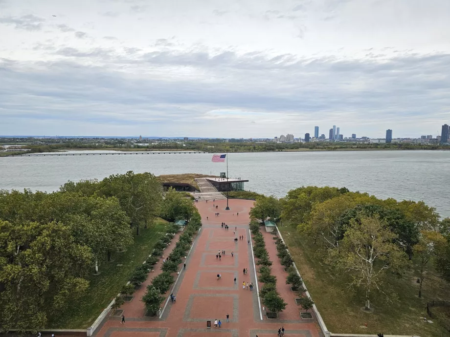 View from the pedestal of the Statue of Liberty