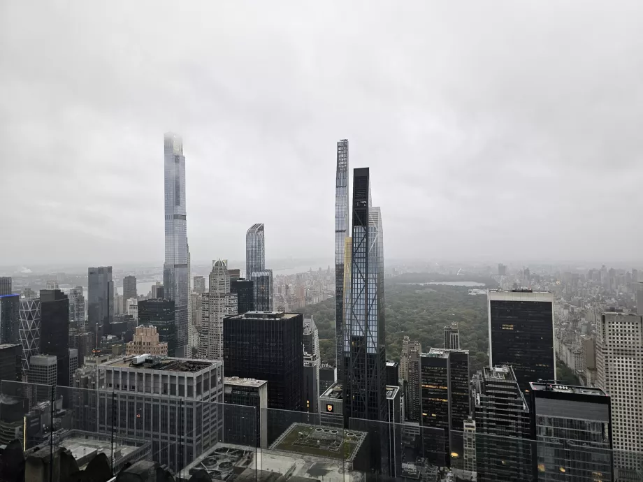 Rockefeller Center - view towards Central Park