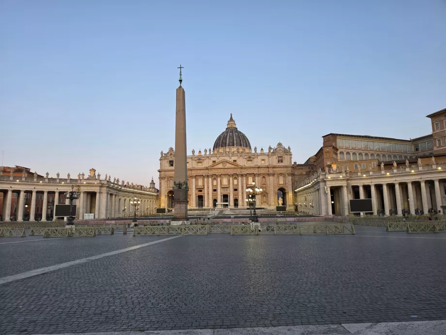 St. Peter's Square in the morning