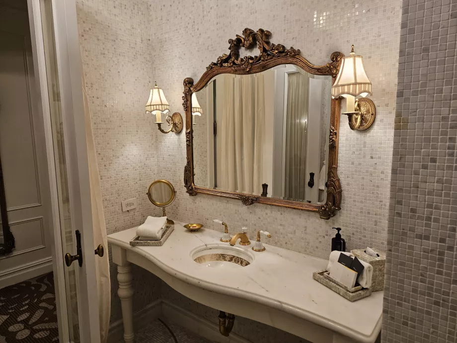 Sink in the bathroom