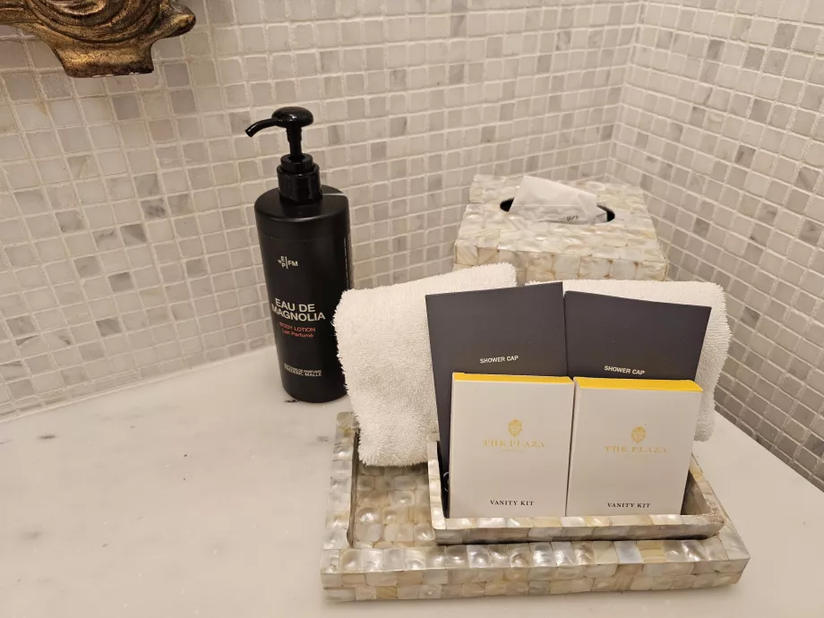 Vanity kit in the bathroom
