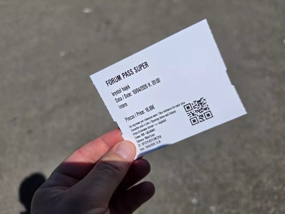 Ticket to Fora Romana