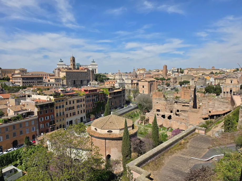 Forum Romanum as seen from the Palatine