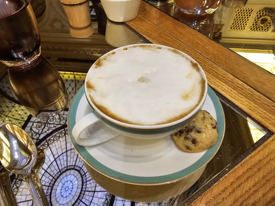 Cappucino at breakfast